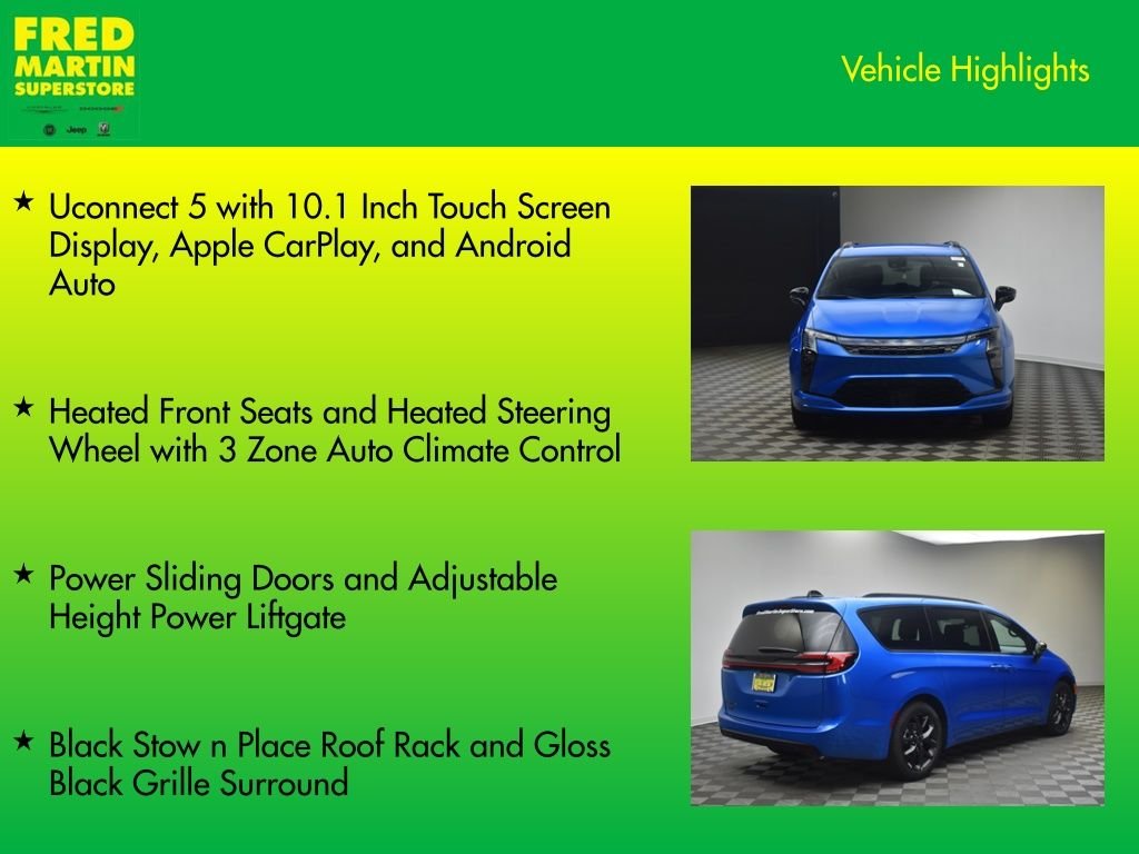 New 2027 Hydro Blue Pearl-Coat Paint Chrysler Select image 14