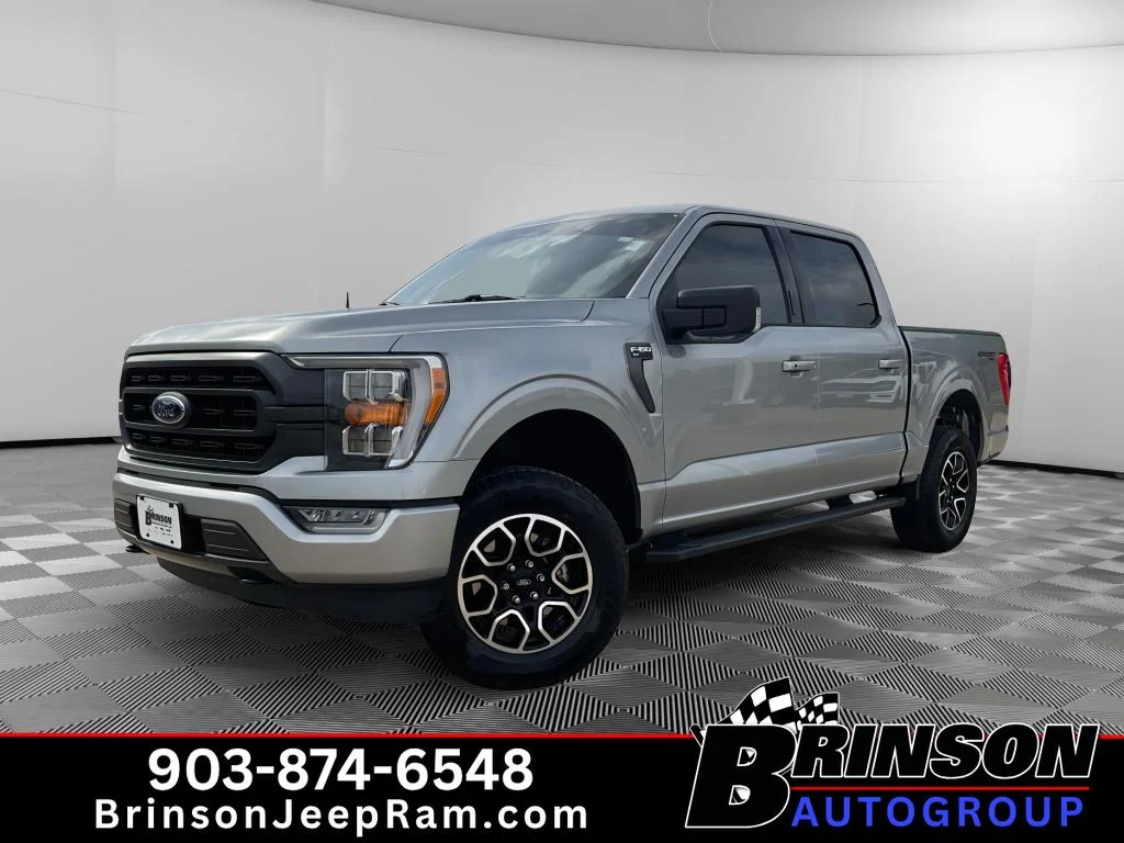 Used 2023 Iconic Silver Metallic Ford XLT image 1