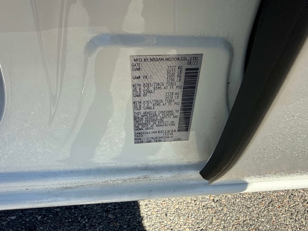 Used 2024 White Nissan SV image 18