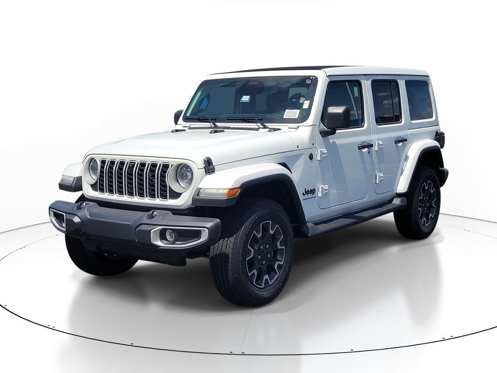 New 2026 Bright White Clear-Coat Exterior Paint Jeep Sahara image 2
