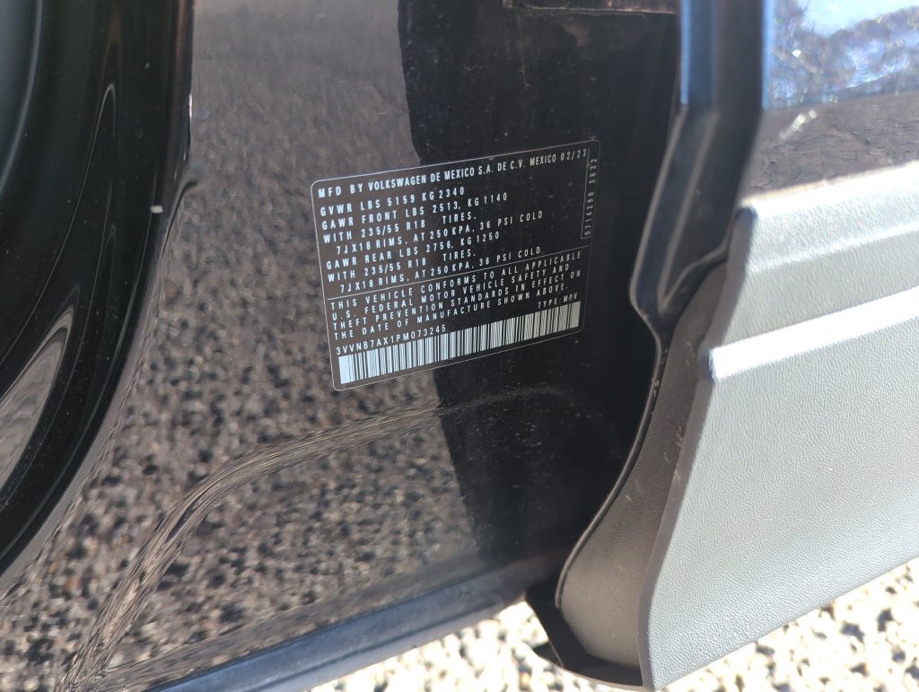 Certified Used 2023 Black Volkswagen 2.0T SE image 38