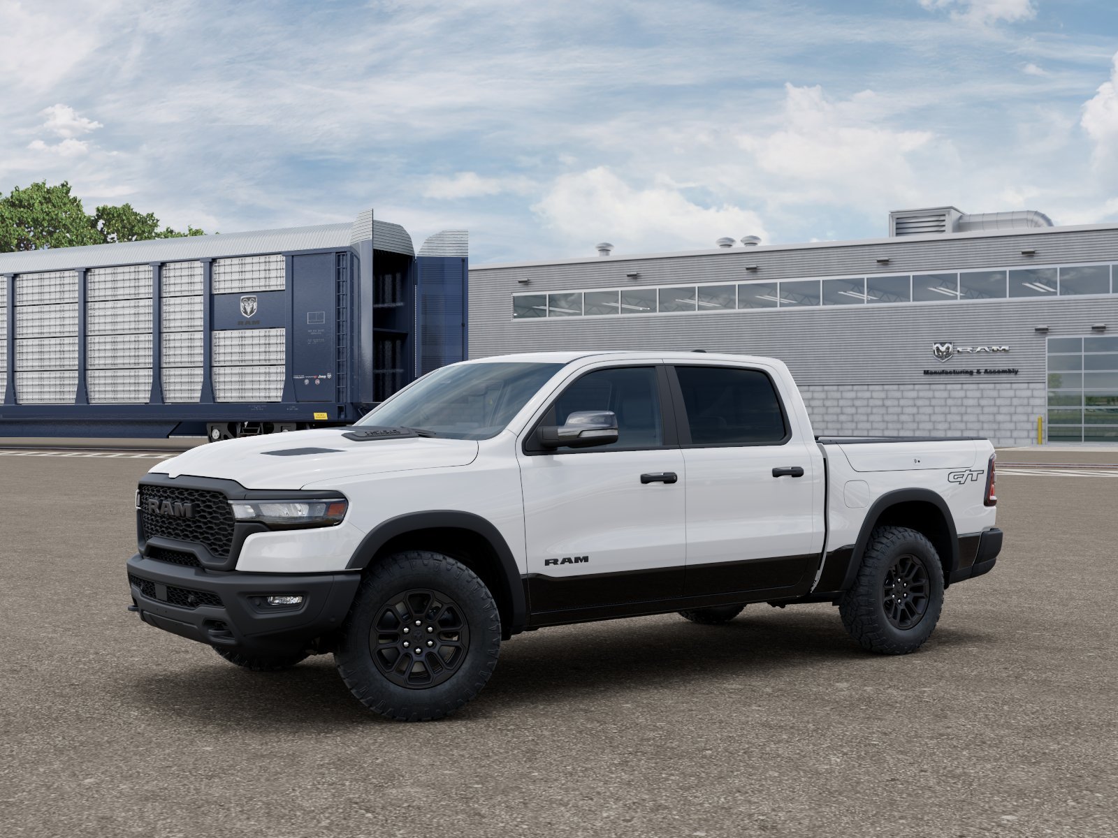 New 2027 Bright White Clear-Coat Exterior Paint RAM Rebel GT image 28