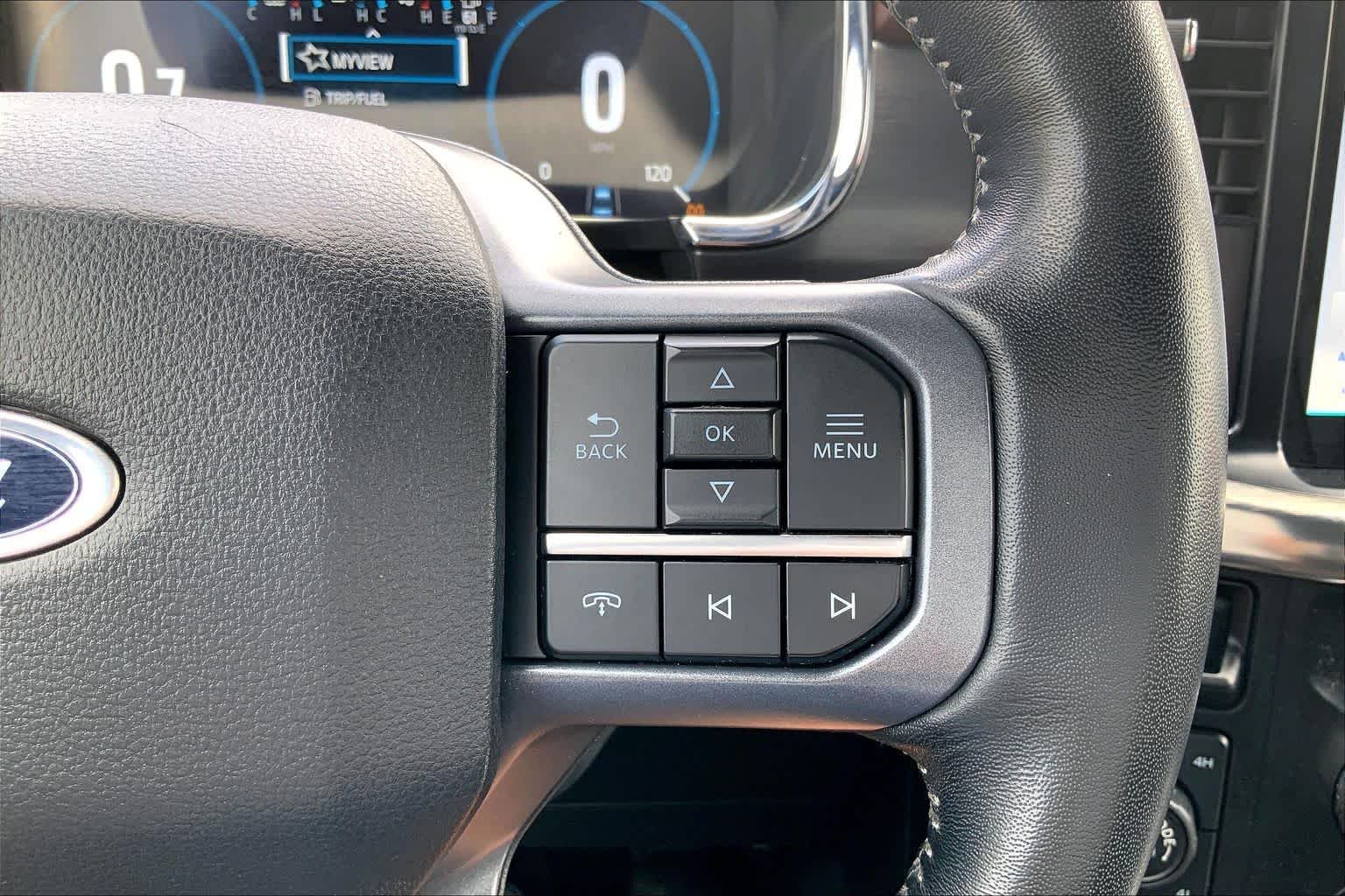 Used 2023 Carbonized Gray Metallic Ford LARIAT image 25