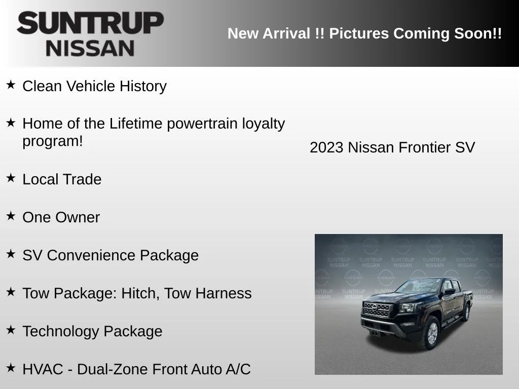 Used 2023 Black Nissan SV image 6
