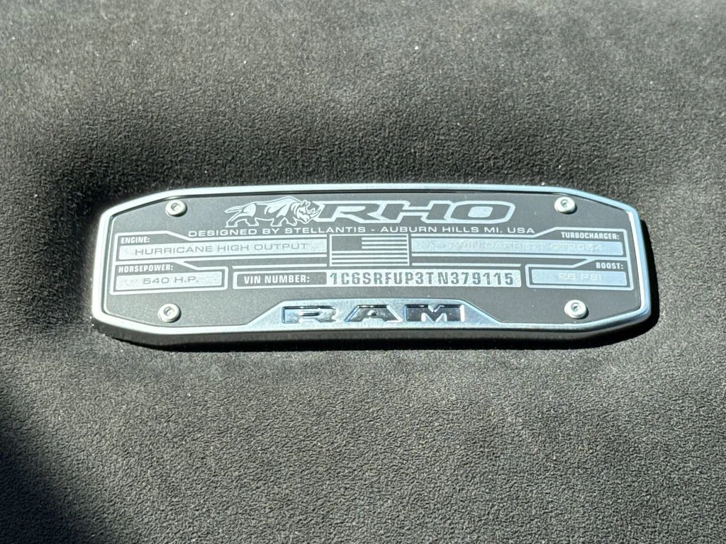 New 2026 Diamond Black Crystal Pearl-Coat Exterior Paint RAM RHO image 14