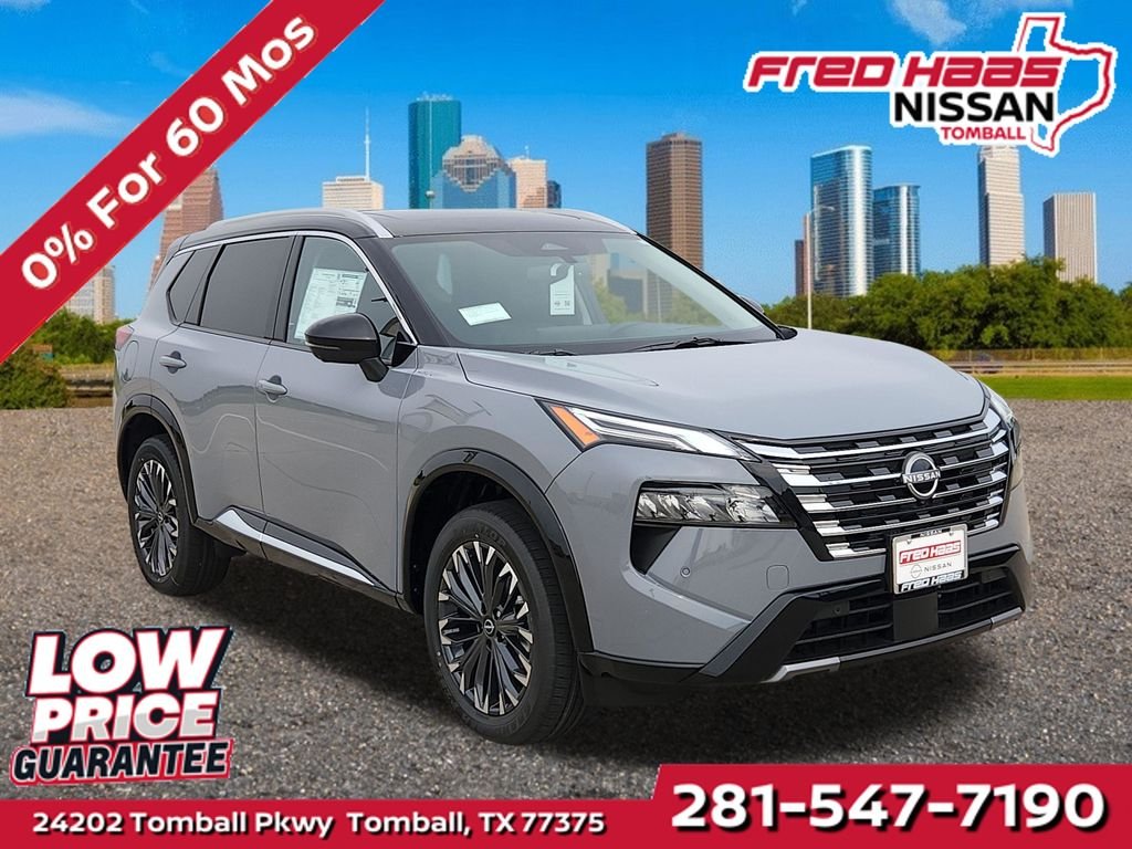 New 2026 Boulder Gray Pearl / Super Black Two-tone Nissan Platinum AWD image 1