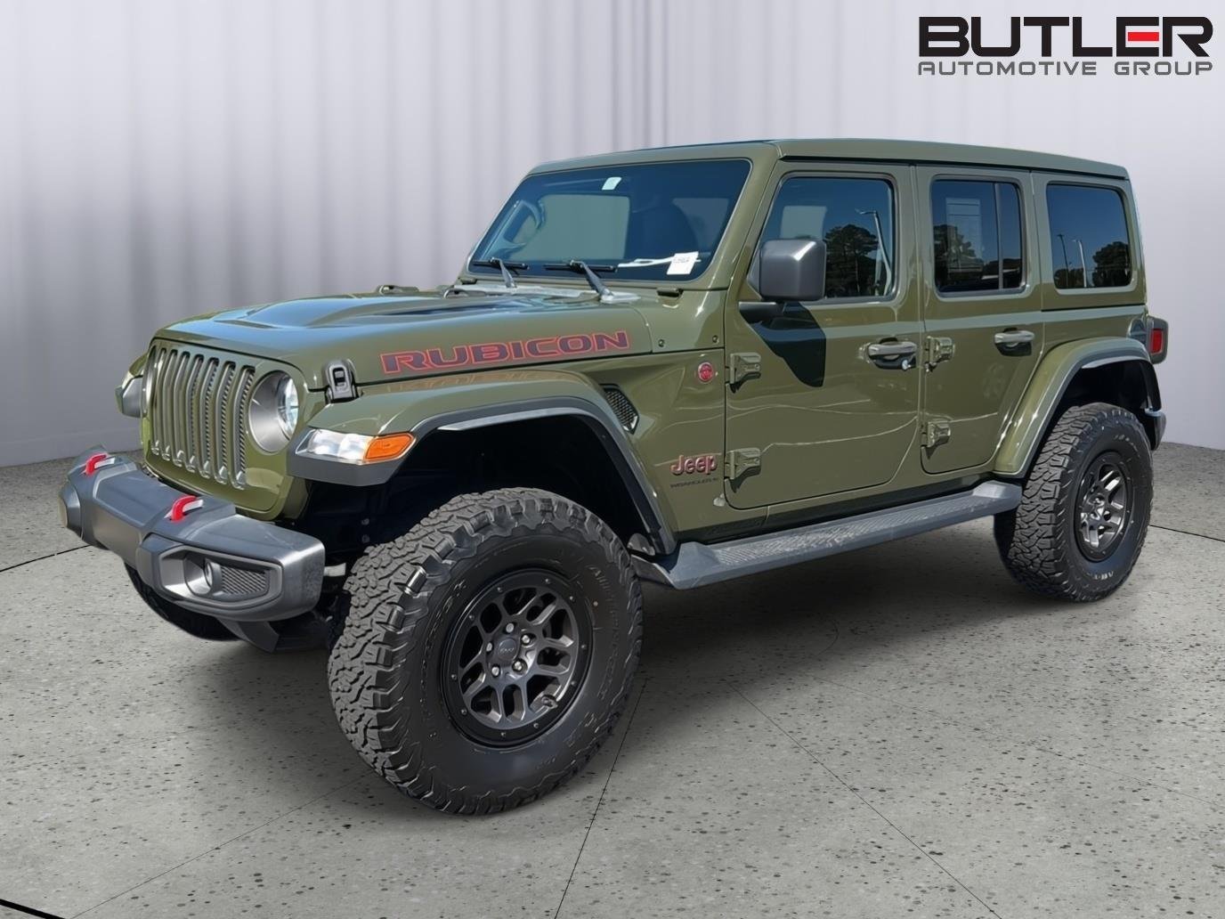 Used 2023 Sarge Green Clearcoat Jeep Rubicon image 1