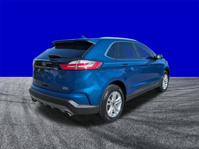 Certified Used 2020 Atlas Blue Metallic Ford SEL image 4