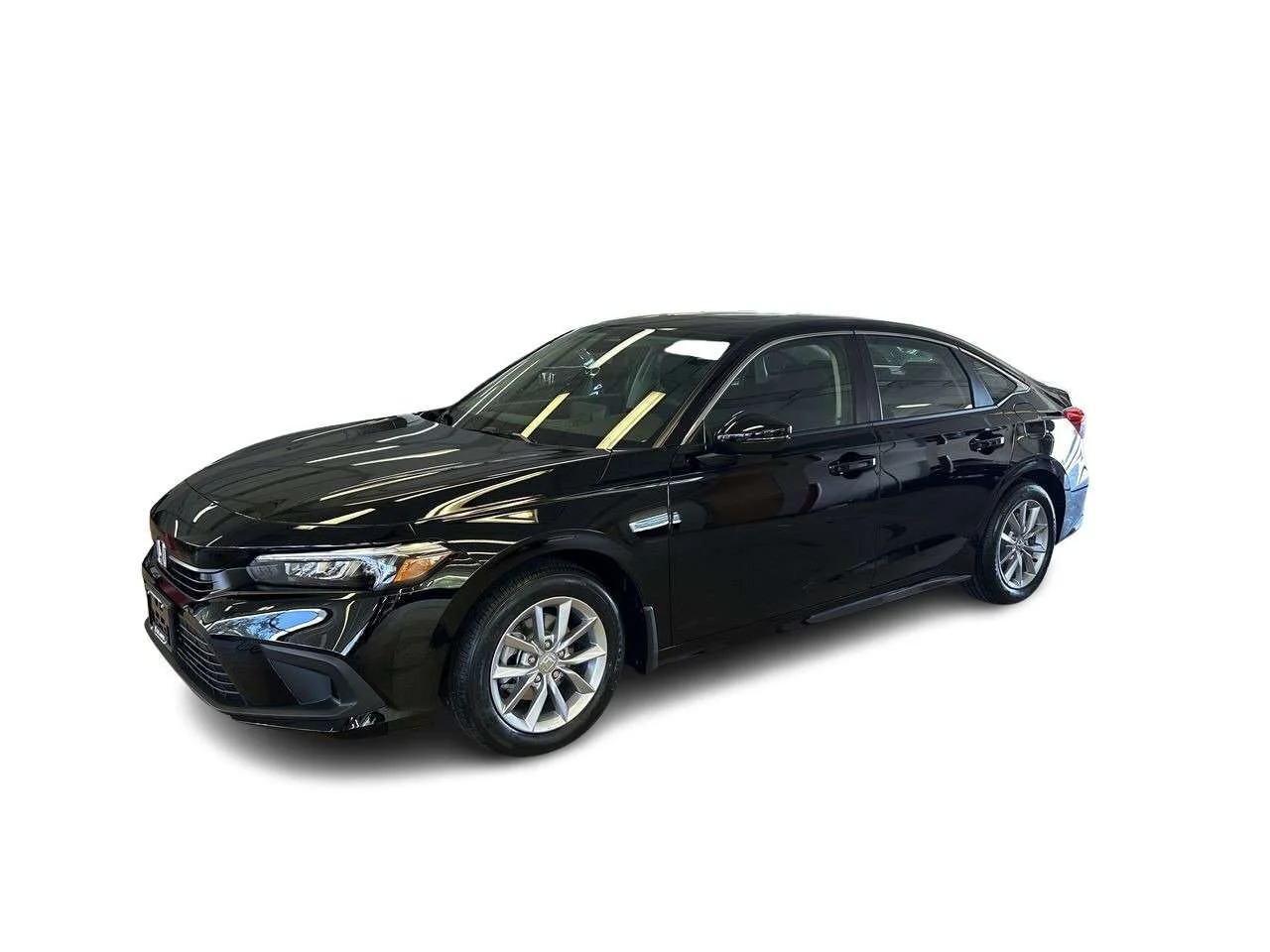 Used 2024 Crystal Black Pearl Honda Sedan EX CVT Certified Pre-Owned   No Accident   L image 5