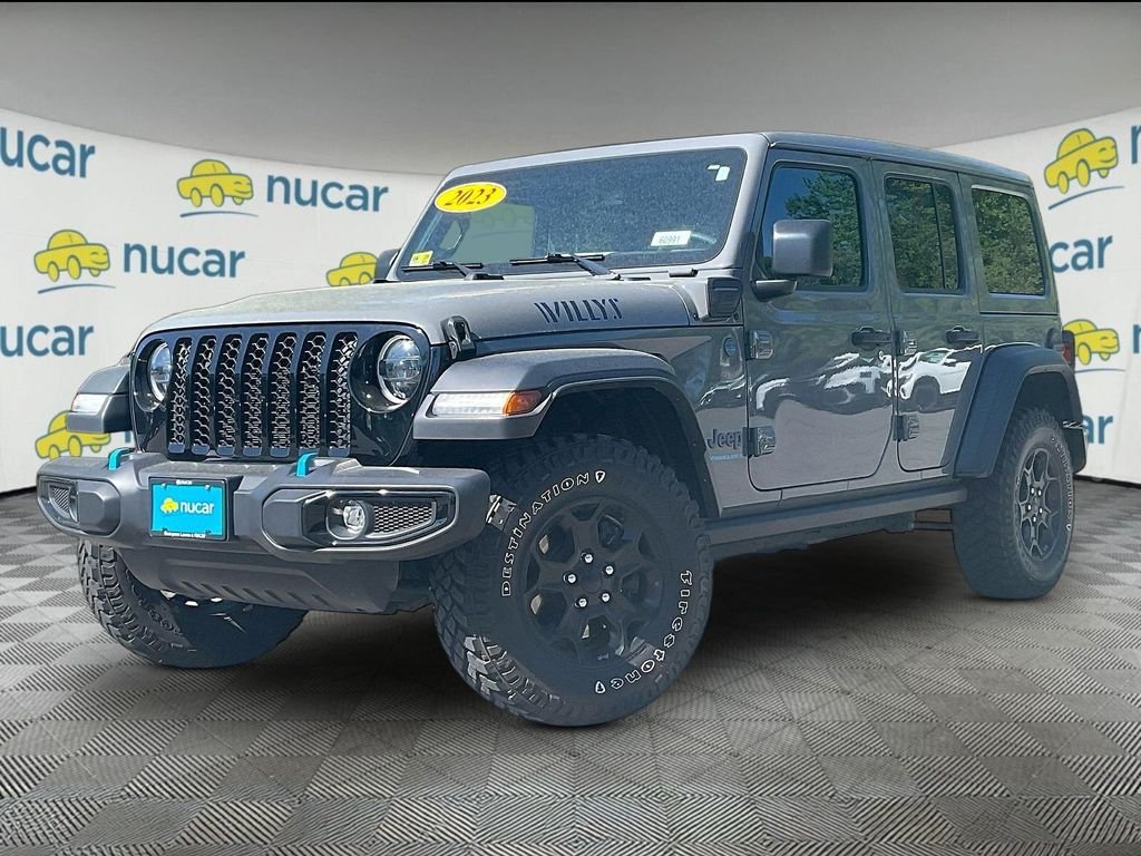 Used 2023 Gray Jeep Base 4xe image 3
