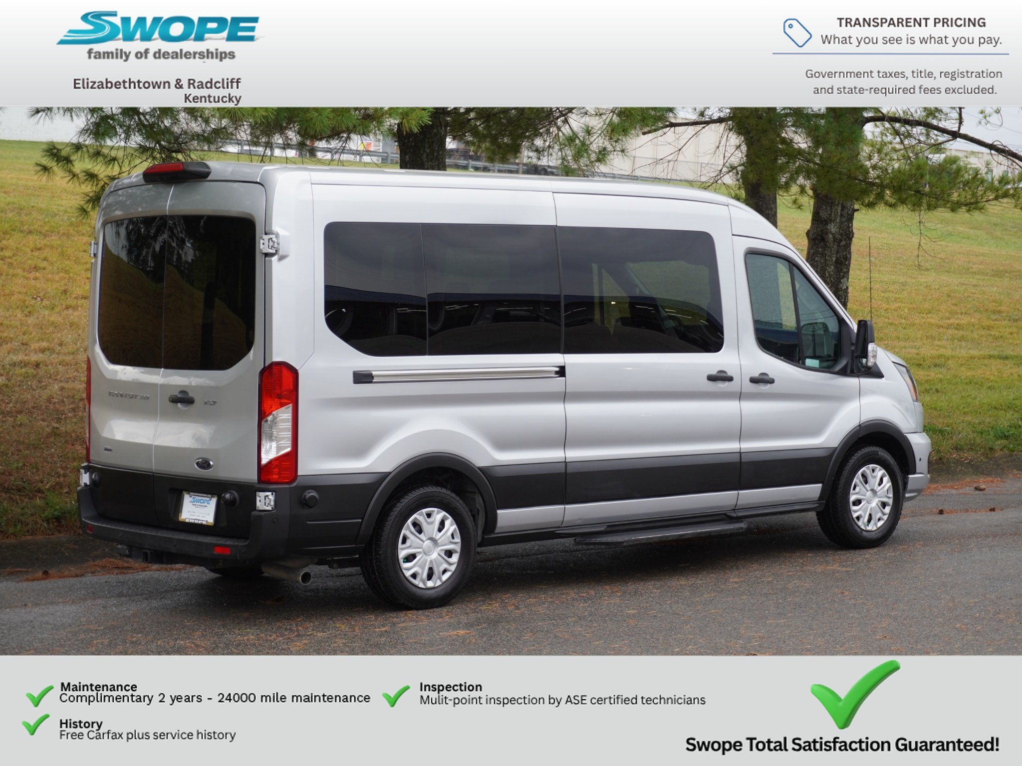 Used 2024 Ingot Silver Metallic Ford XLT image 3