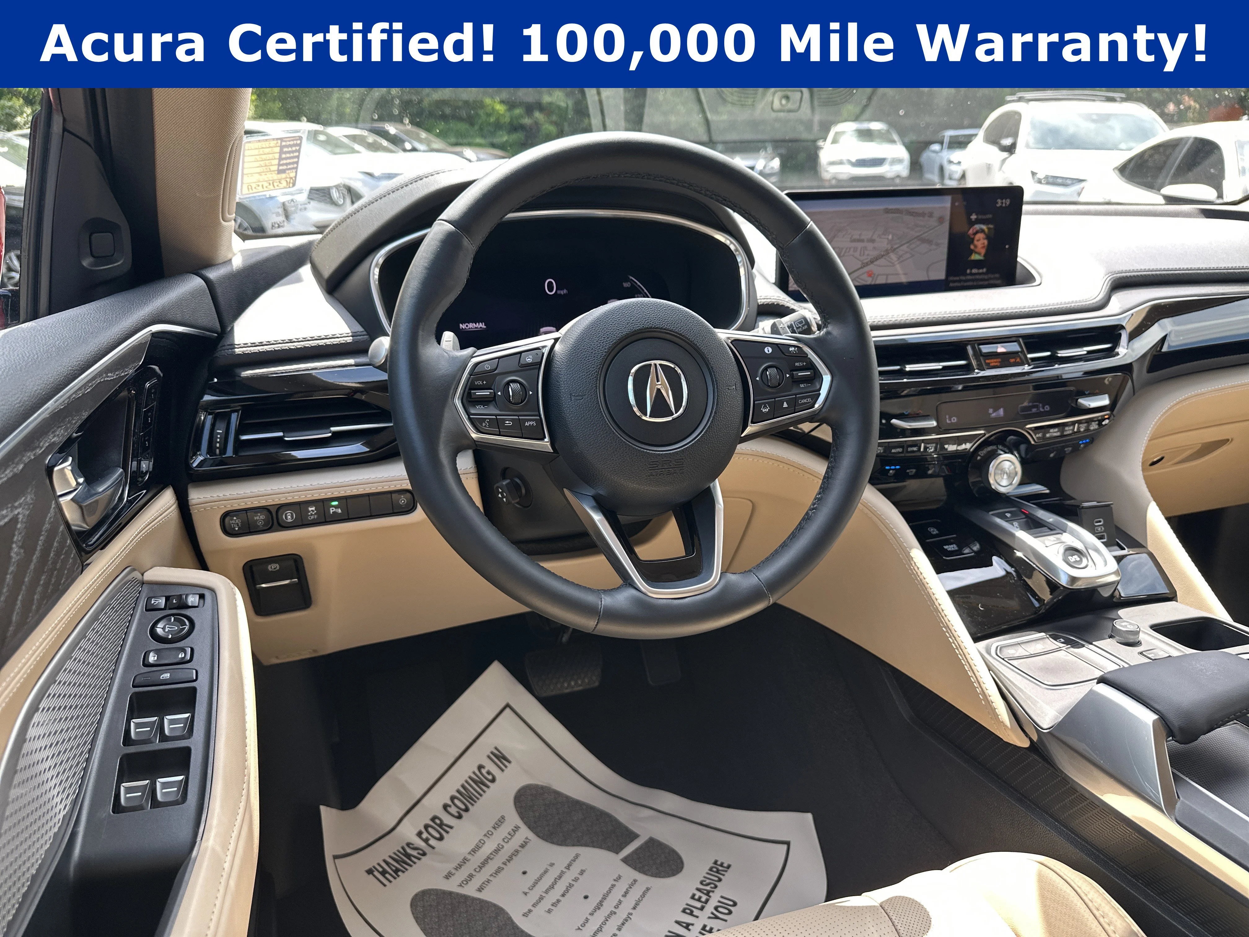 Certified Used 2023 Performance Red Pearl Acura SH-AWD ADVANCE image 60