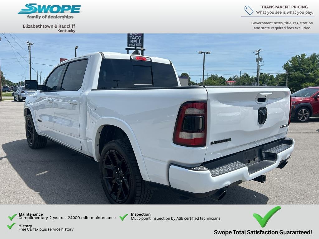 Used 2020 Bright White Clearcoat Ram Laramie image 7