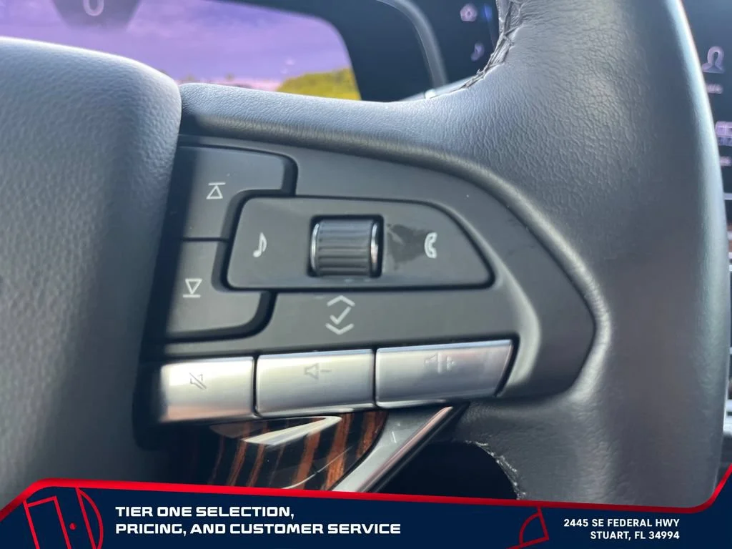 Used 2024 Galactic Gray Metallic Cadillac Premium Luxury image 21
