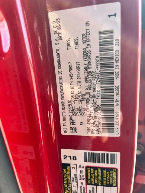 Used 2025 Red Toyota SR image 14