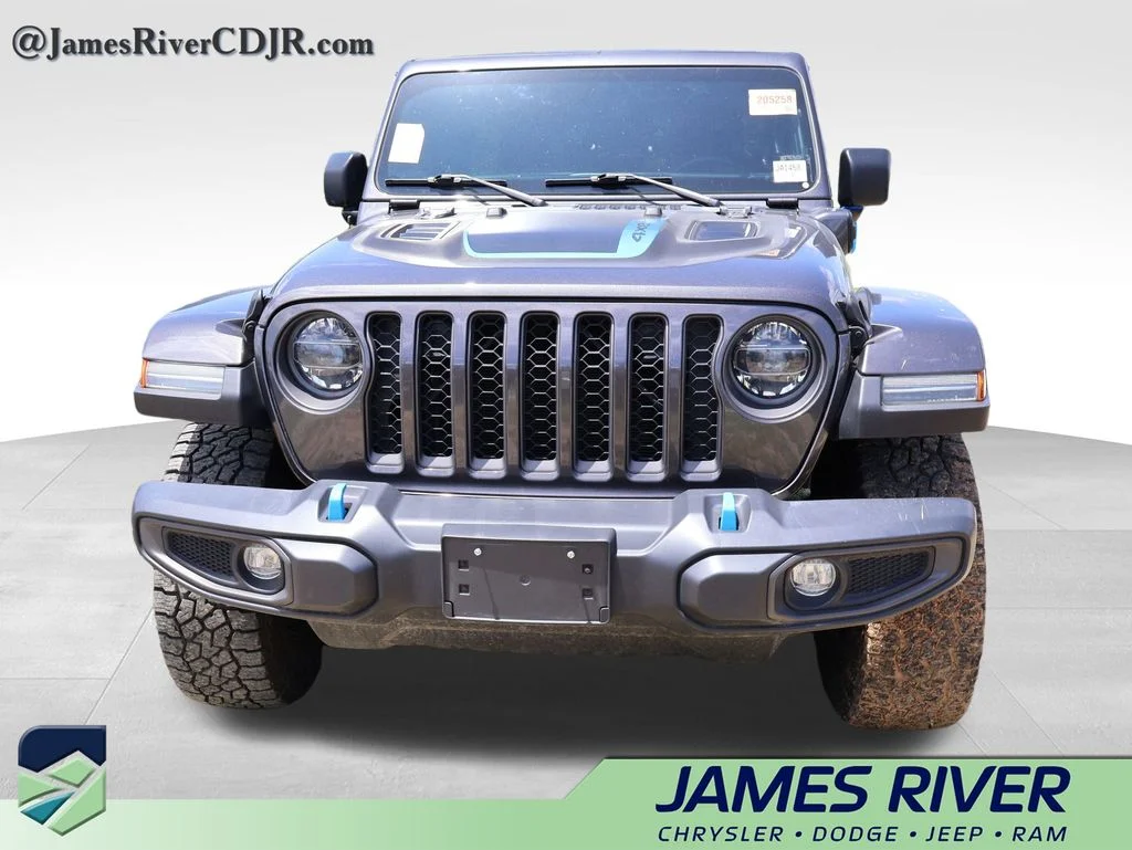Used 2022 Gray Jeep Unlimited Rubicon 4xe image 5