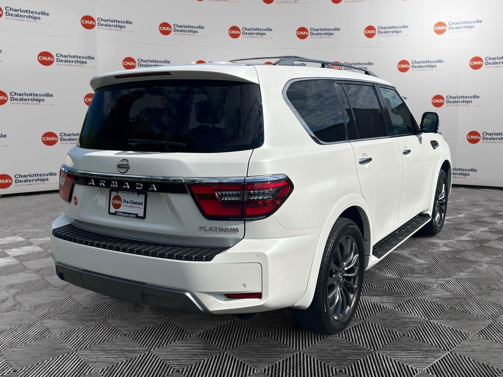 Used 2023 Aspen White Tricoat Nissan Platinum image 5