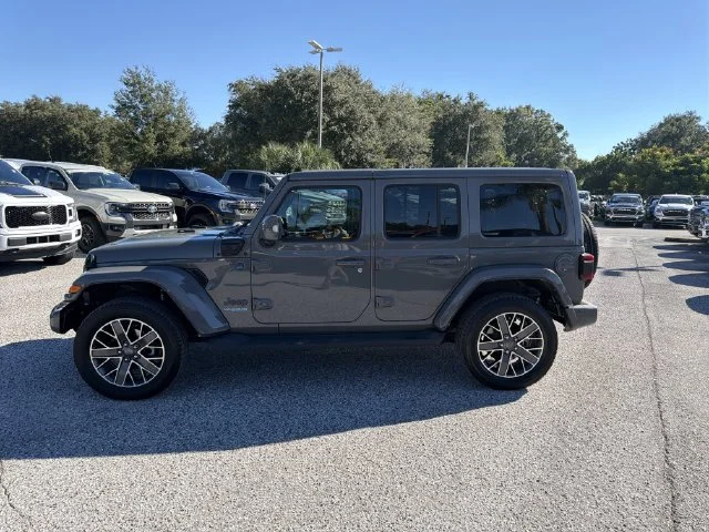 Used 2022 Gray Jeep Unlimited Sahara 4xe image 7