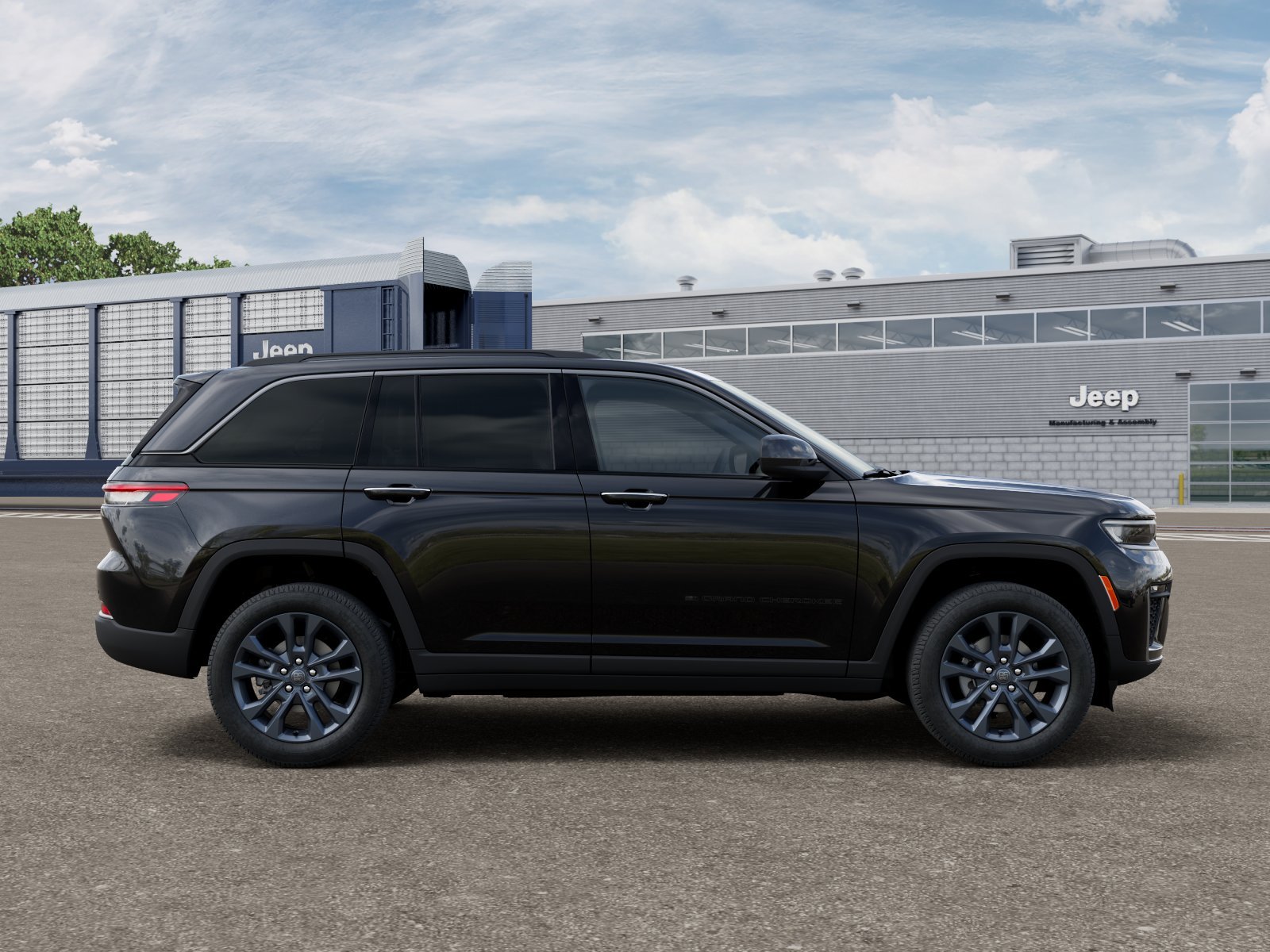 New 2026 Diamond Black Crystal Pearl-Coat Exterior Paint Jeep Limited image 12