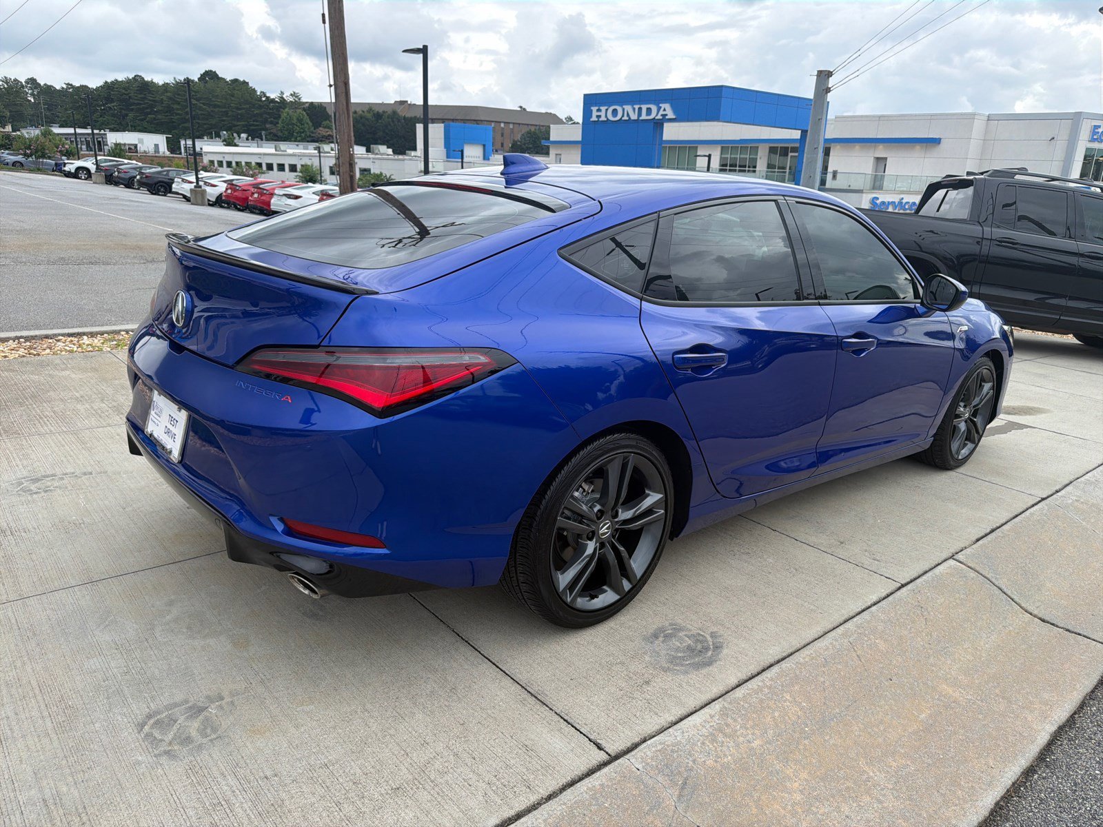 Used 2024 Apex Blue Pearl Acura with A-Spec Package image 9
