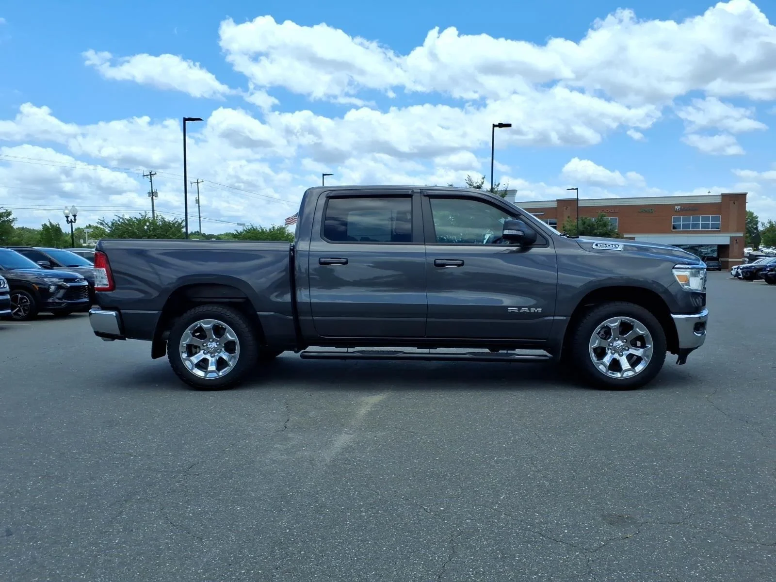 Used 2022 Granite Crystal Metallic Clearcoat Ram Big Horn image 9