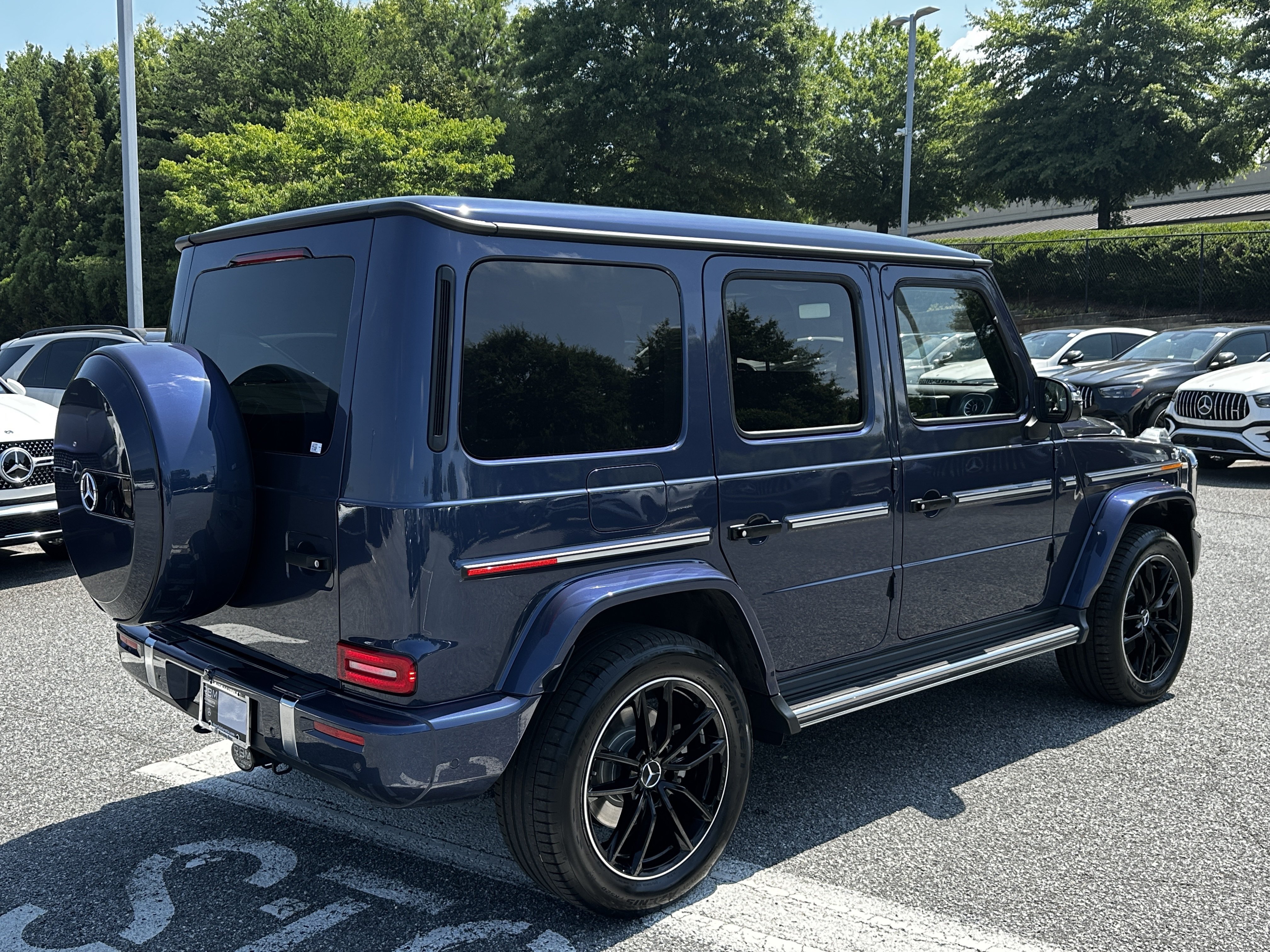 Certified Used 2025 Blue Mercedes-Benz G 550 image 8