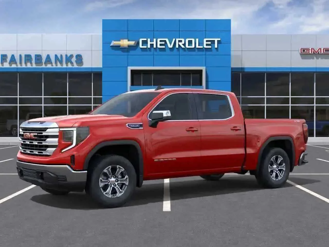 New 2026 Cardinal Red GMC SLE image 2