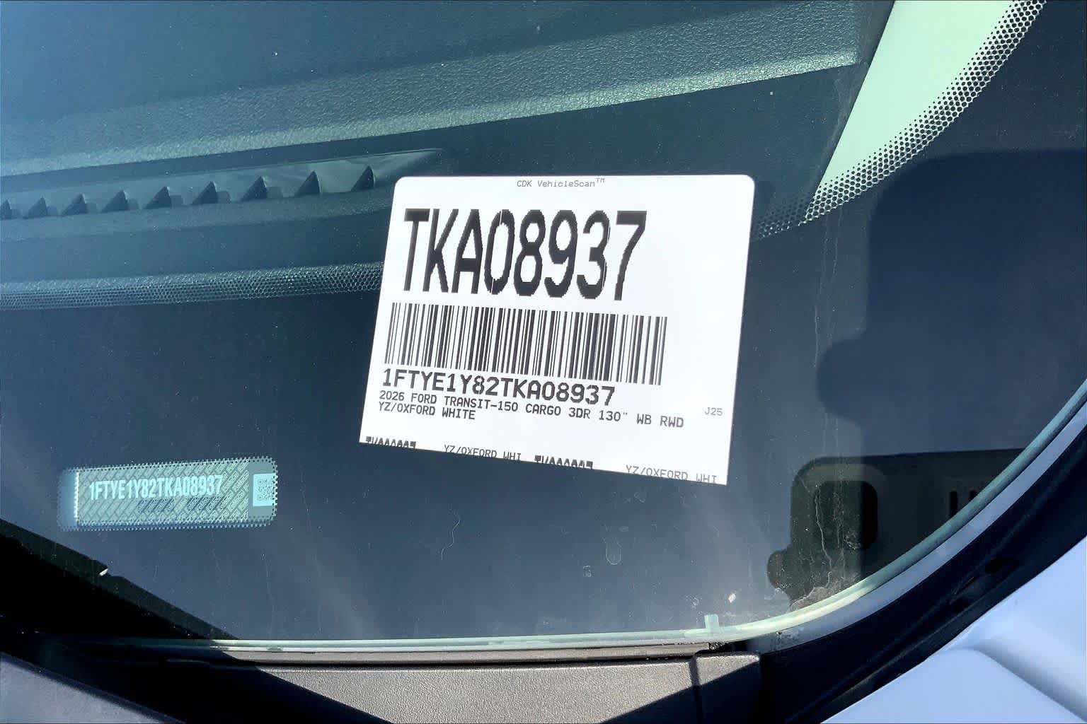New 2026 Oxford White Ford Cargo Van image 18