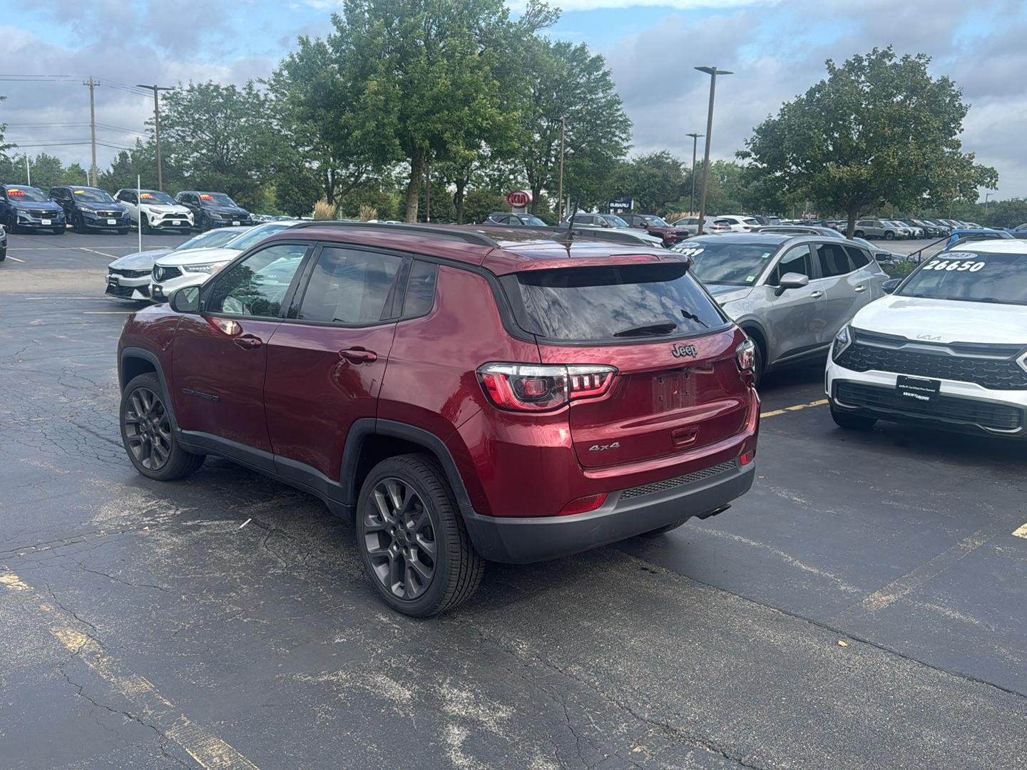 Used 2021 Velvet Red Pearlcoat Jeep 80th Anniversary image 7