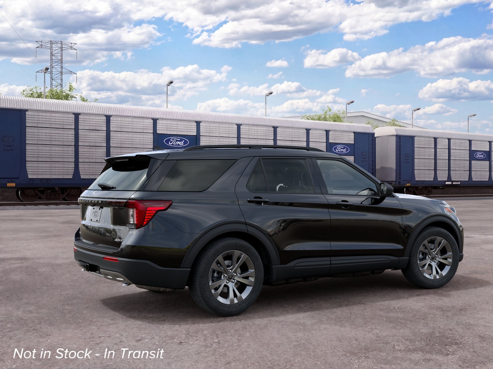 New 2027 Agate Black Metallic Ford Active image 6