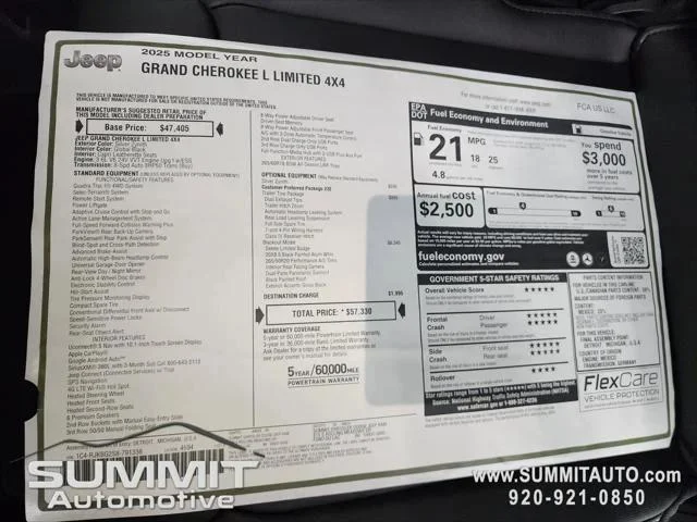 New 2025 Silver Zynith Exterior Paint Jeep Limited image 46