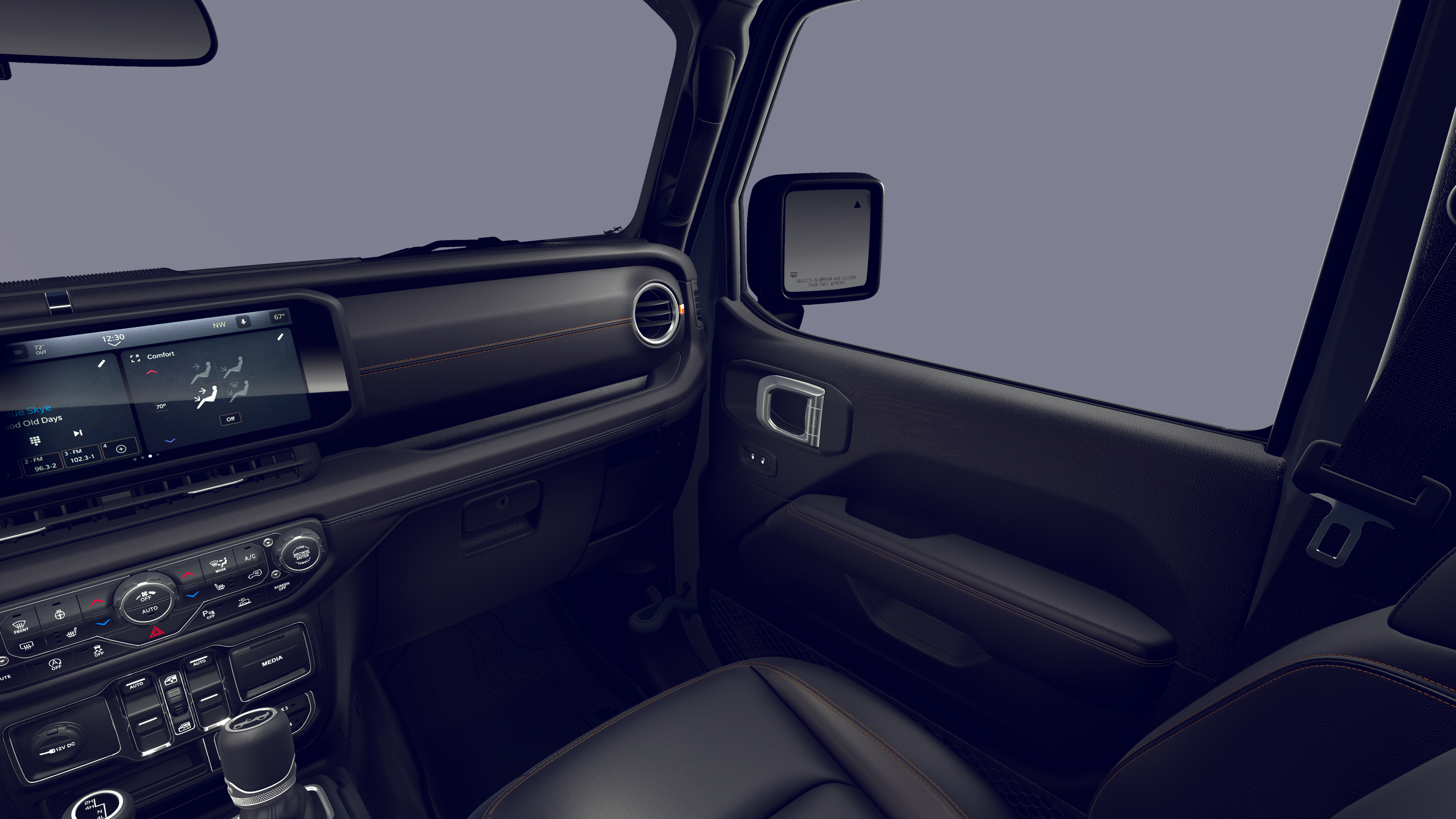 New 2026 Bright White Clear-Coat Exterior Paint Jeep Sahara image 19