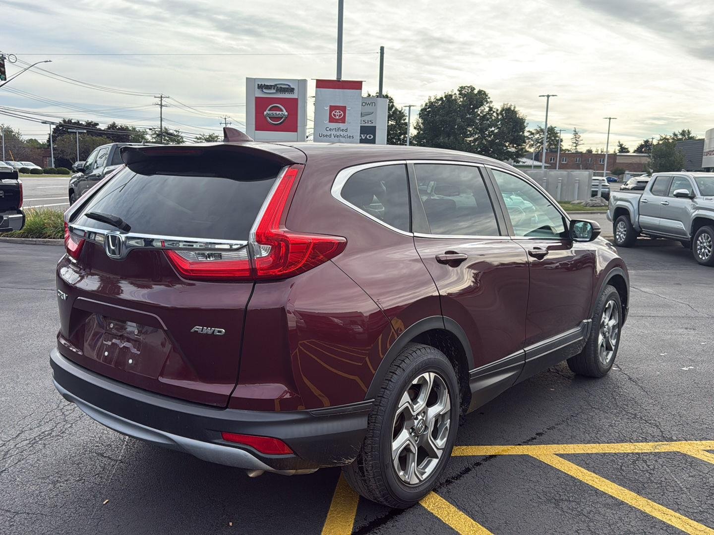 Used 2019 Basque Red Pearl II Honda EX-L image 3
