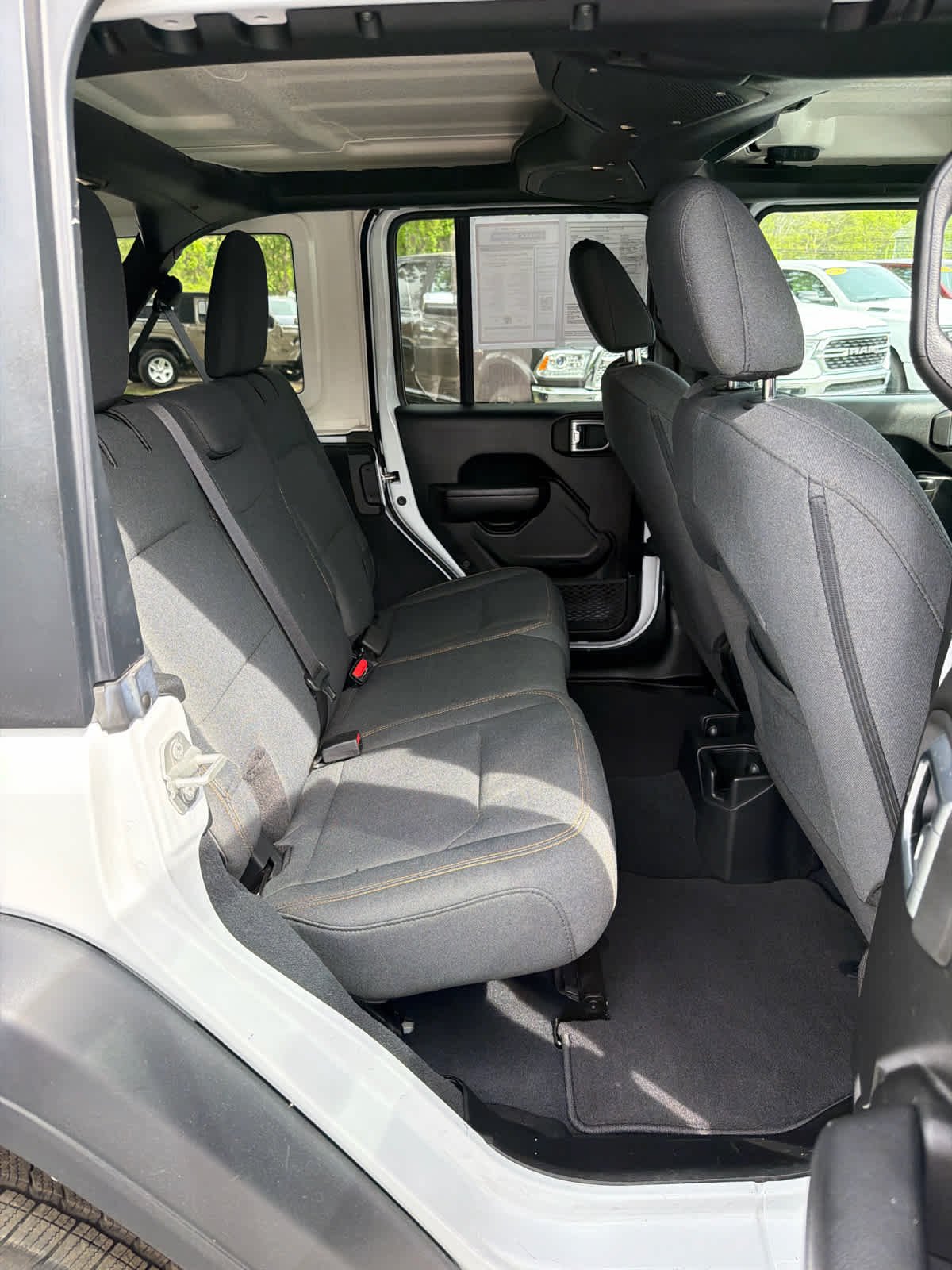Used 2024 Bright White Clearcoat Jeep Sport S image 13