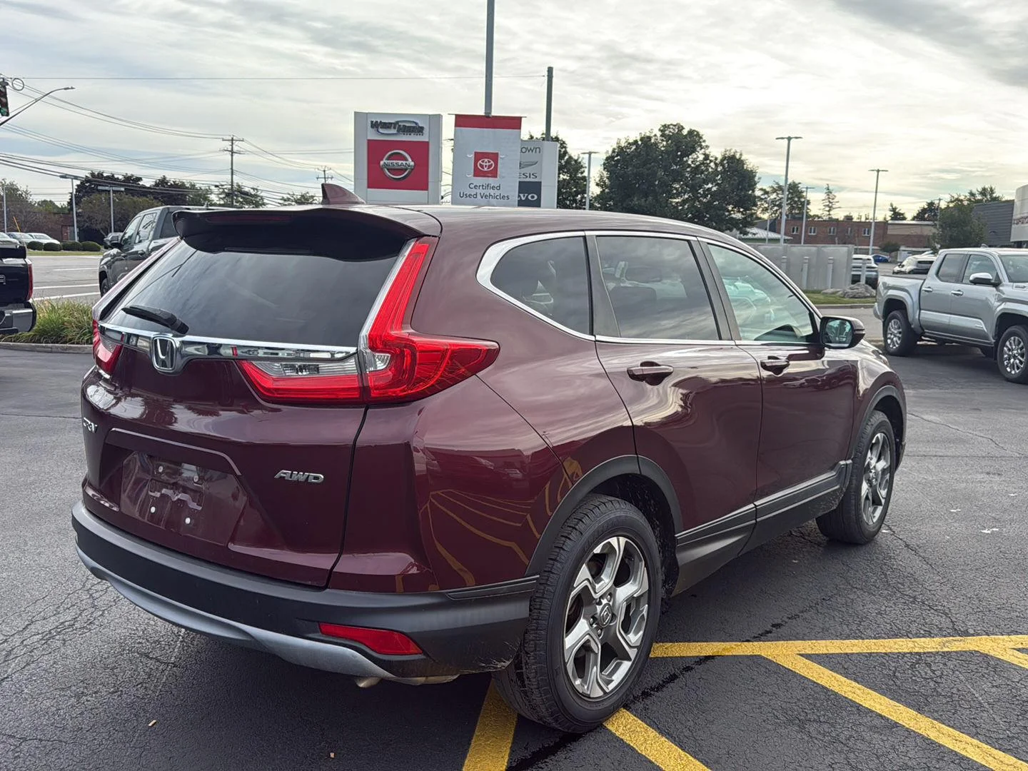 Used 2019 Basque Red Pearl II Honda EX-L image 3