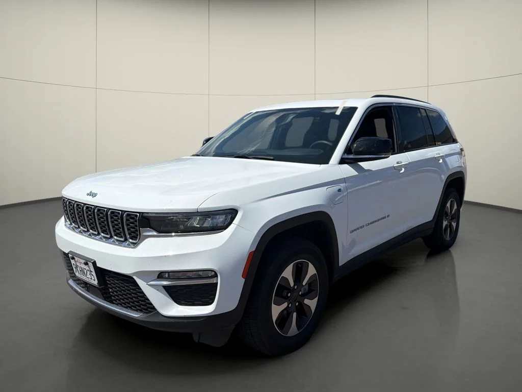Used 2024 Bright White Clearcoat Jeep 4xe image 3