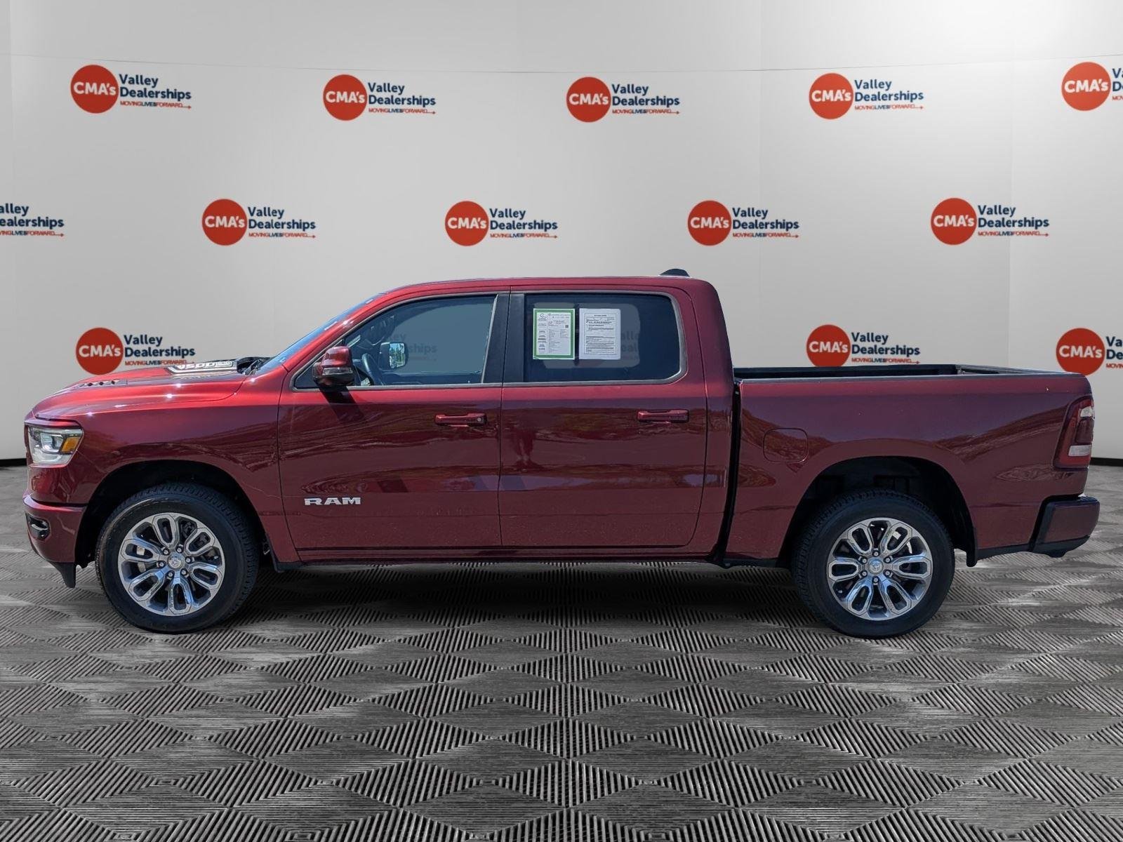 Used 2024 Delmonico Red Pearlcoat Ram Laramie image 8