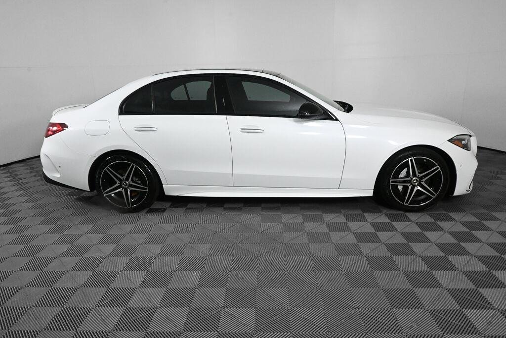 Certified Used 2023 MANUFAKTUR Moonlight White Metallic Mercedes-Benz C 300 image 24