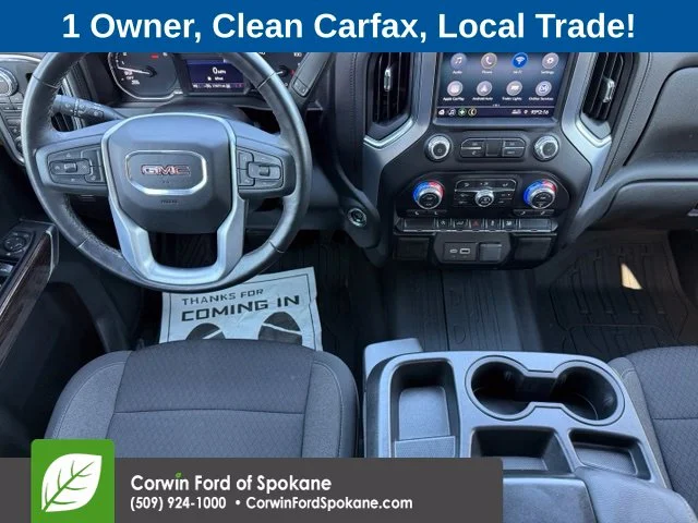 Used 2021 Dark Sky Metallic GMC SLE image 3