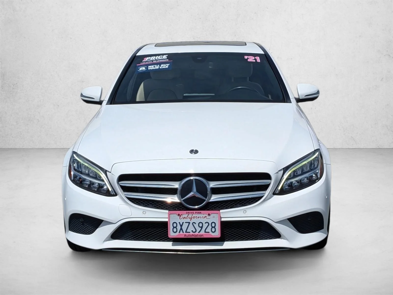 Used 2021 Polar White Mercedes-Benz C 300 image 2