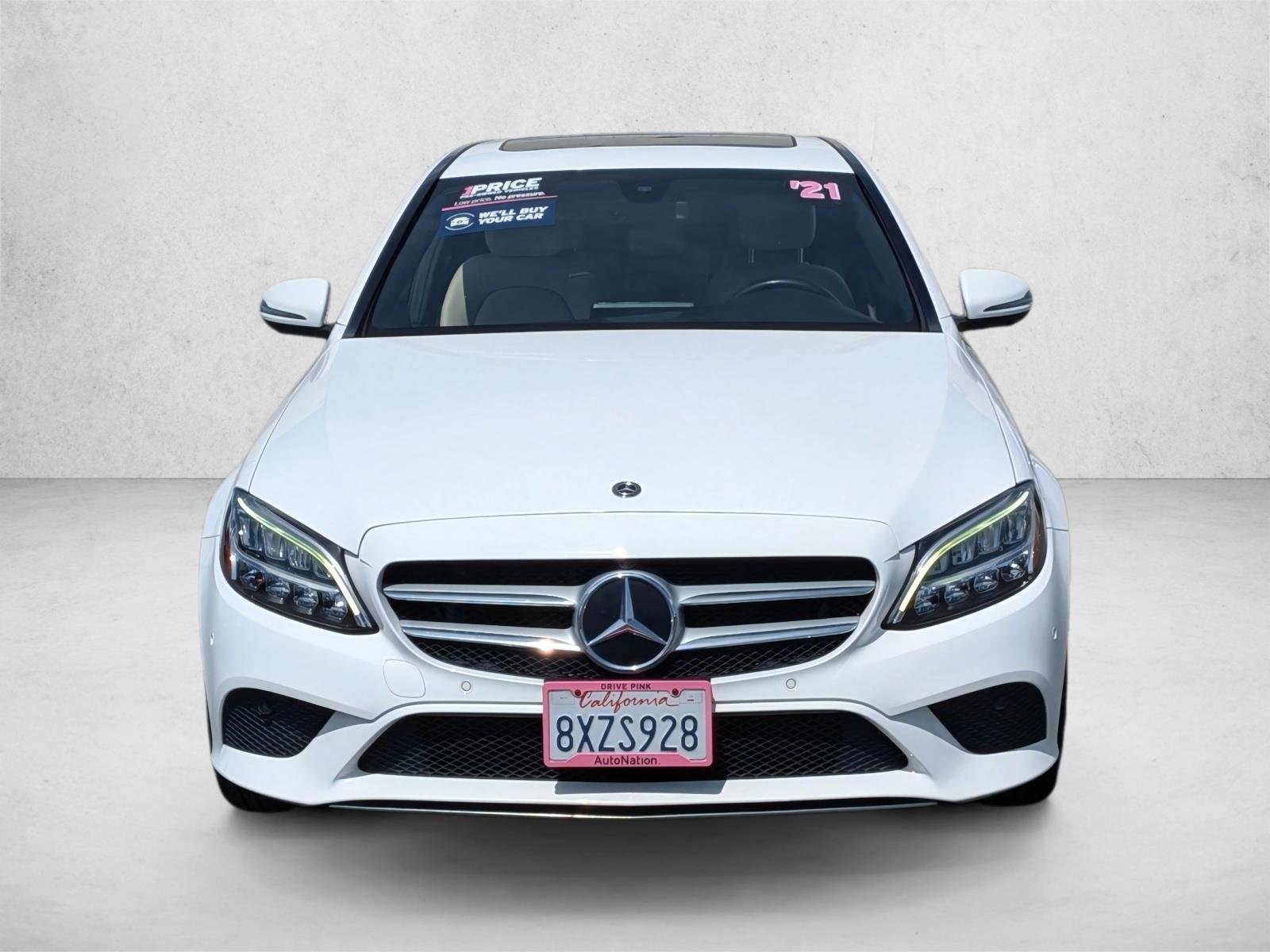 Used 2021 Polar White Mercedes-Benz C 300 image 2