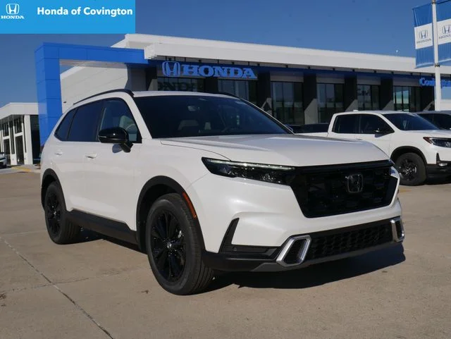 New 2026 Platinum White Pearl Honda AWD Sport Touring Hybrid image 1