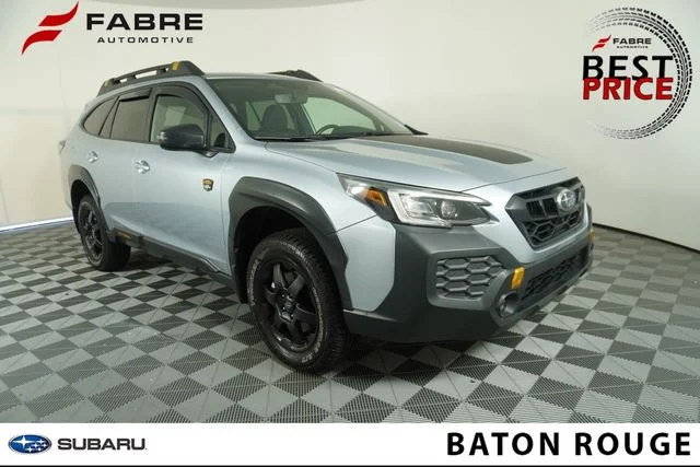 Certified Used 2024 Silver Subaru Wilderness image 1