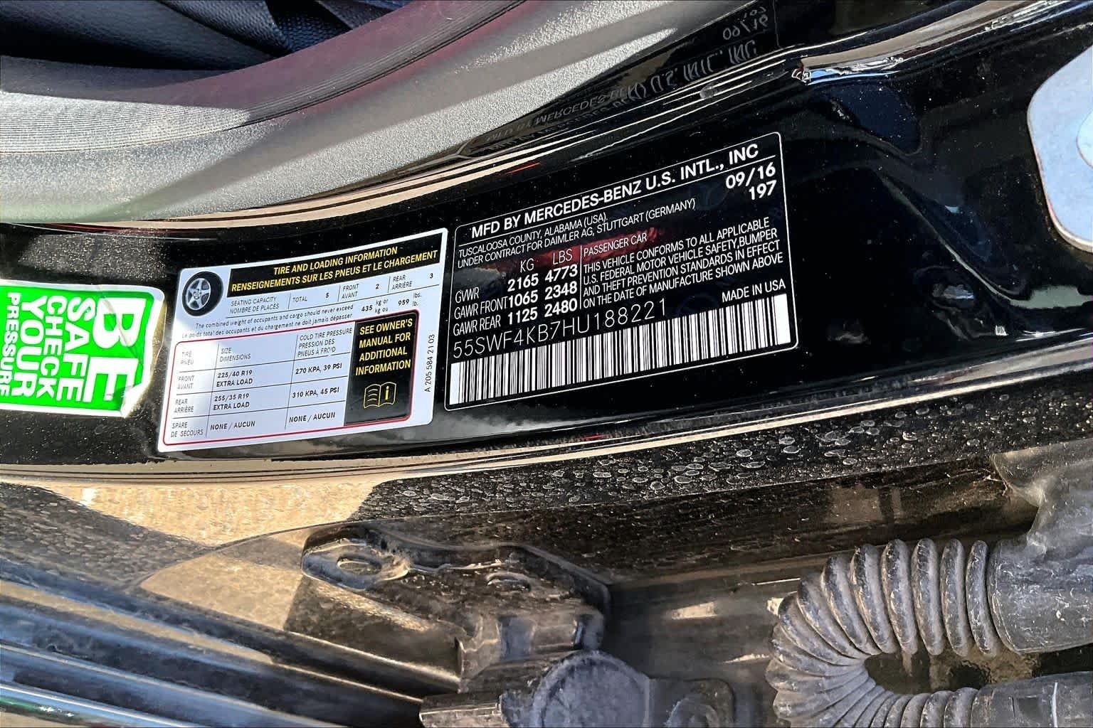Used 2017 Obsidian Black Metallic Mercedes-Benz C 300 image 32