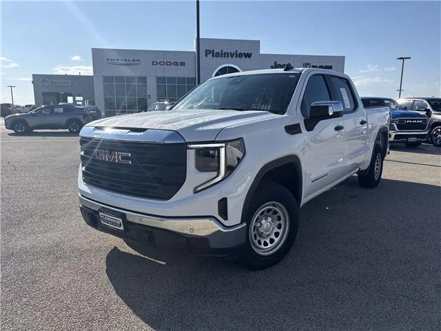 Used 2025 Summit White GMC Pro 4x4 Crew Cab 6.6 ft. box 157 in. WB image 3