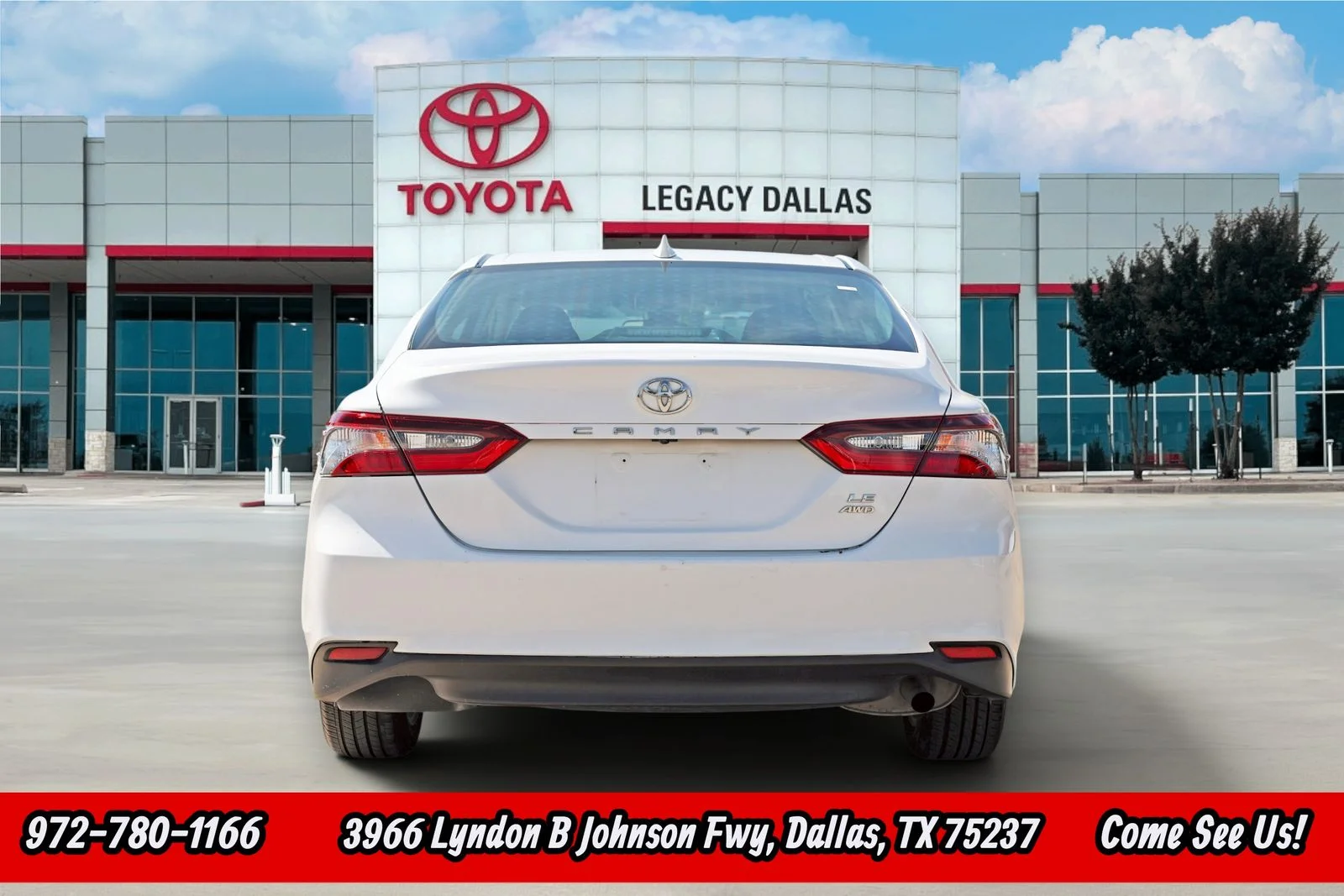 Used 2024 White Toyota LE image 9