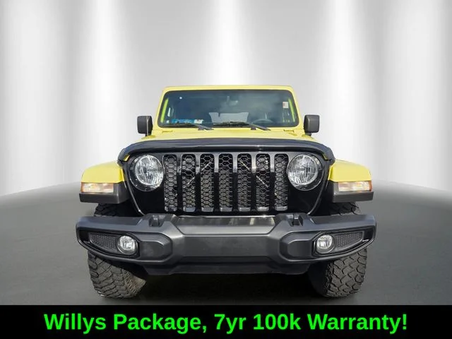 Certified Used 2023 Yellow Jeep Willys image 2