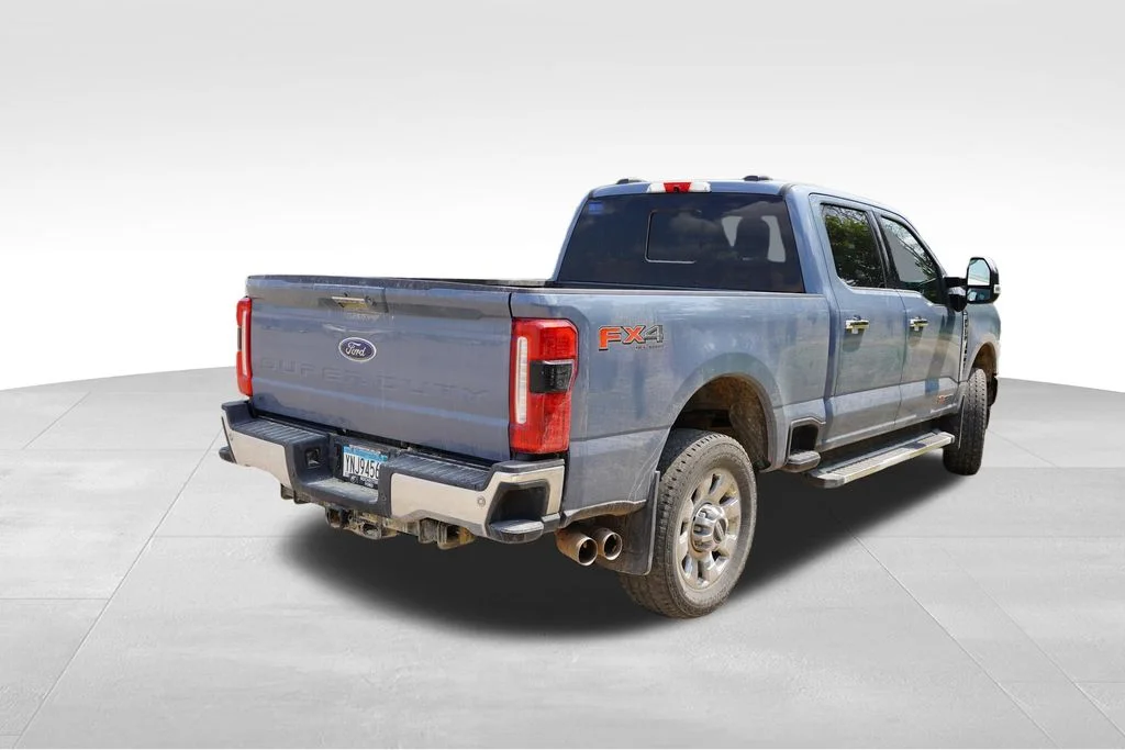 Used 2023 Azure Gray Metallic Ford Lariat image 3