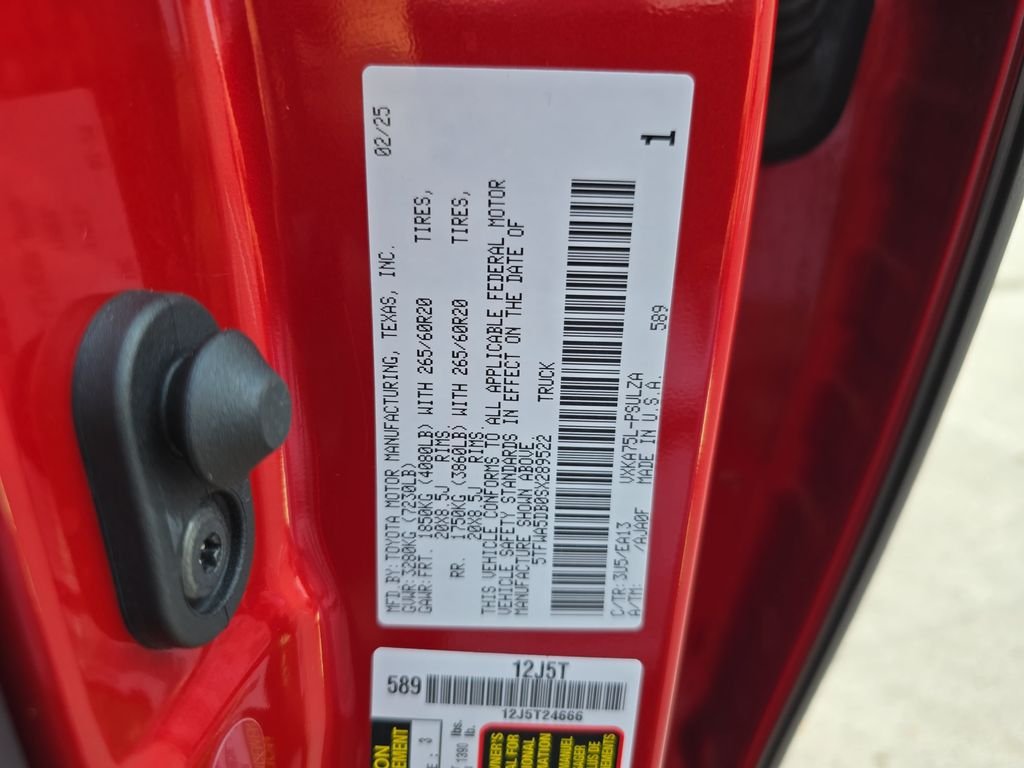 Certified Used 2025 Red Toyota Limited image 38