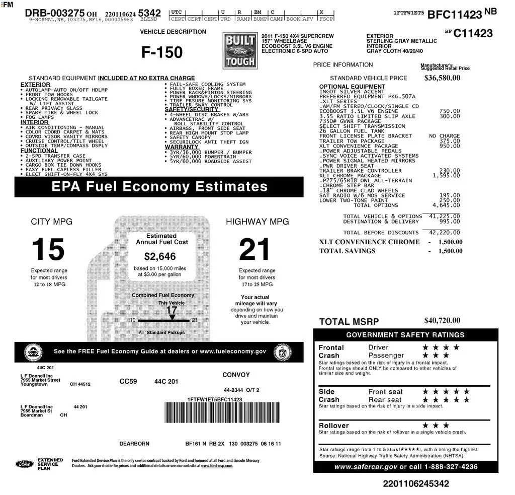 Used 2011 Gray Ford XLT image 27